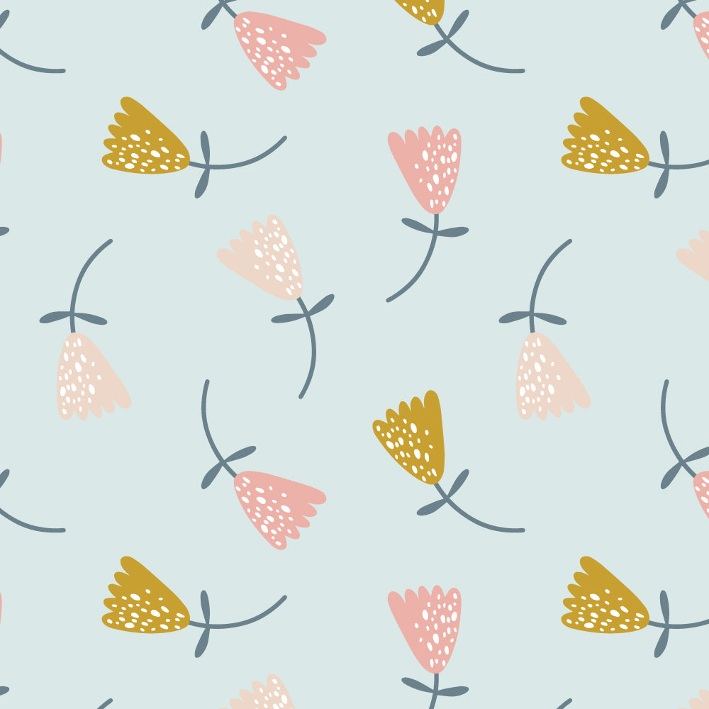 Flower Power Wallpaper pattern close-up