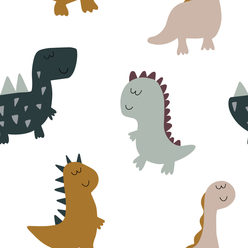 Prehistoric Playtime Wallpaper pattern close-up