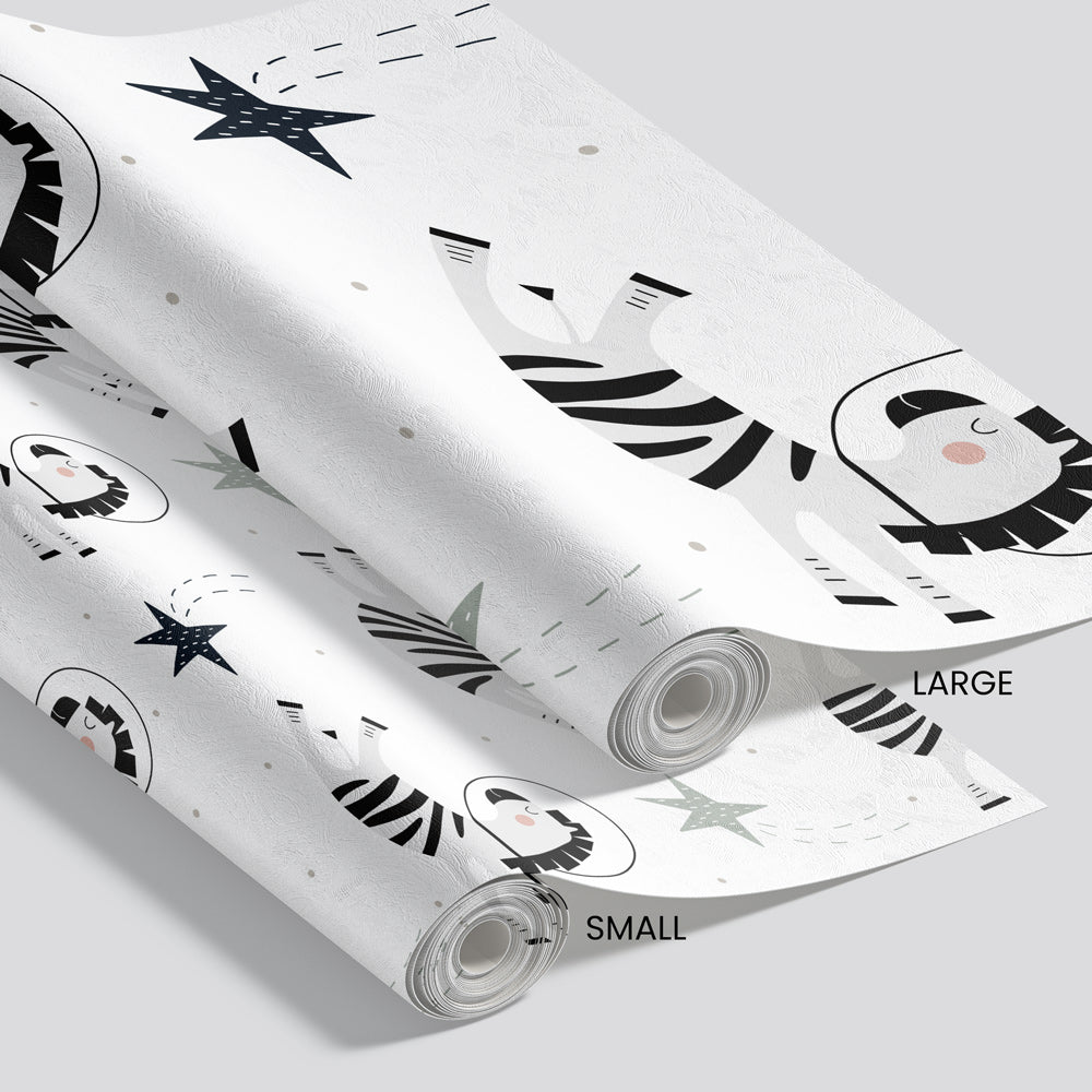 Stars & Stripes Wallpaper pattern size options