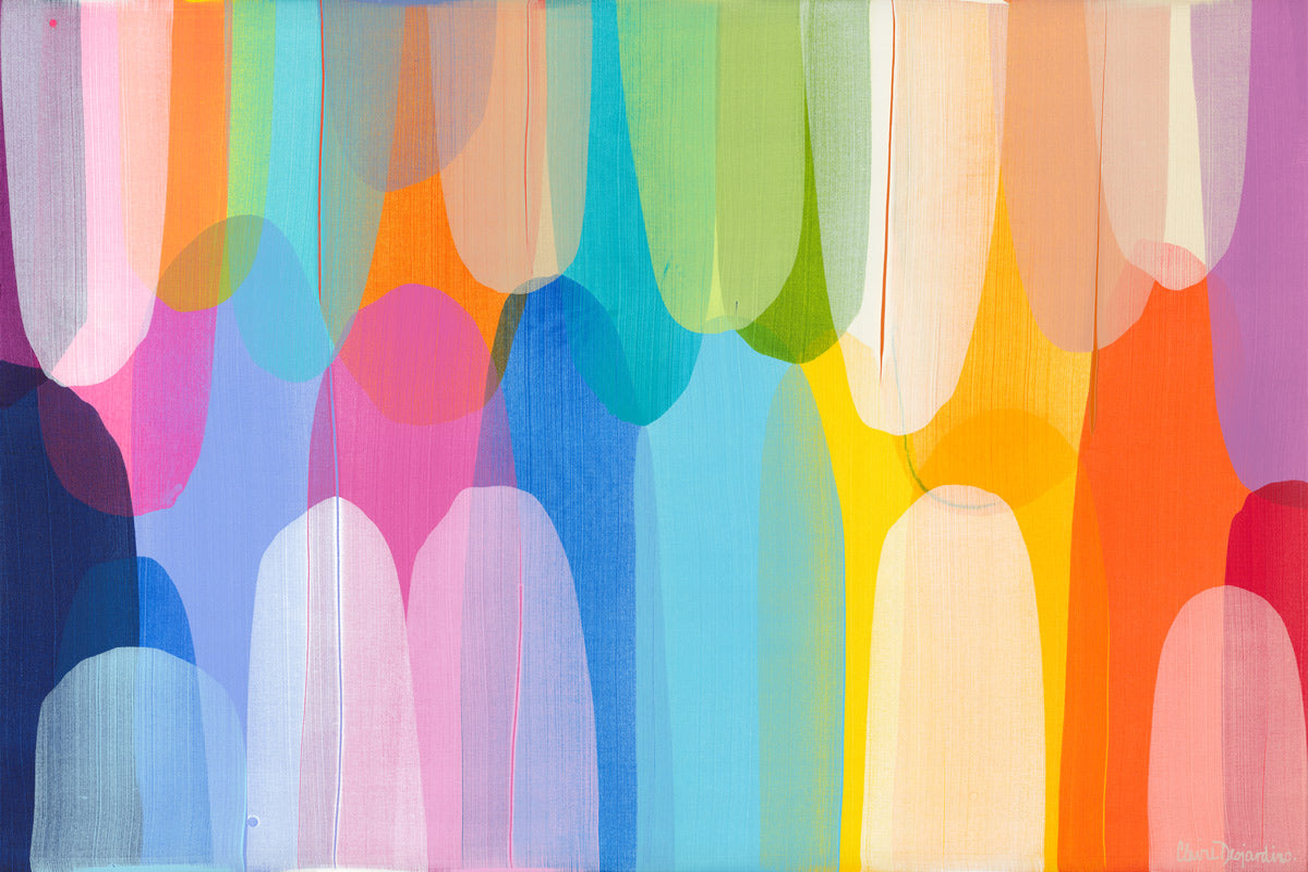 Claire Desjardins' Ginger Mint Julep print close-up