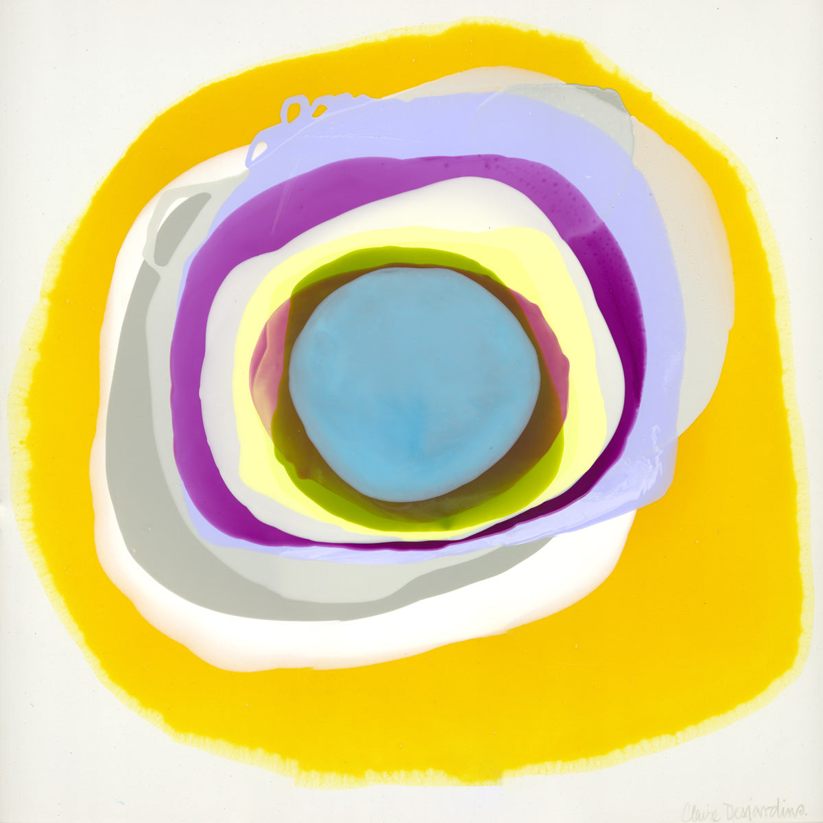 Claire Desjardins' Tranquil print close-up