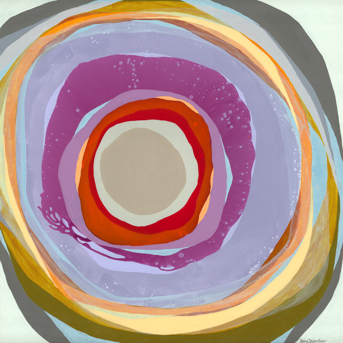 Claire Desjardins' On A Whim print close-up