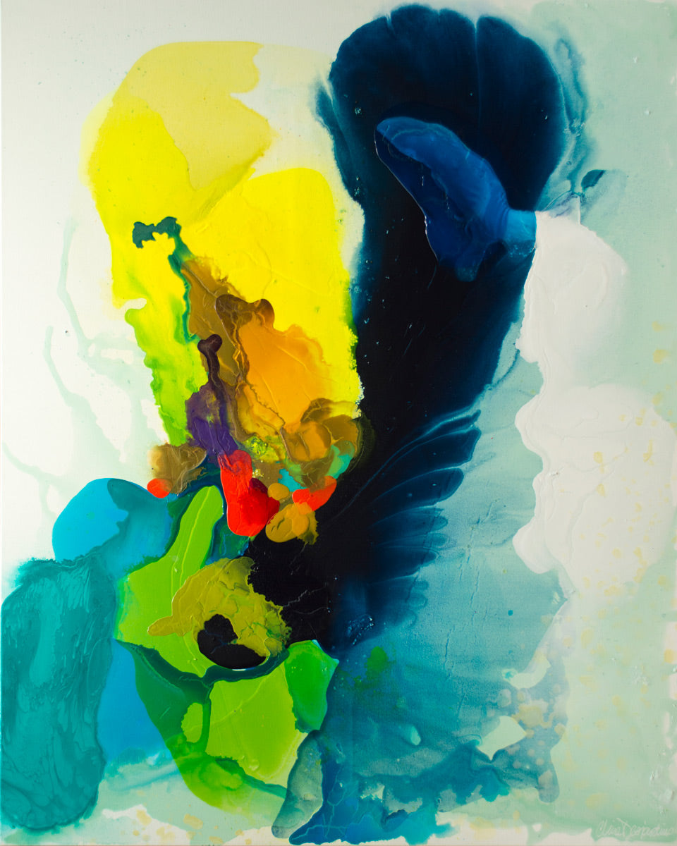 Claire Desjardins' Slow Motion print close-up