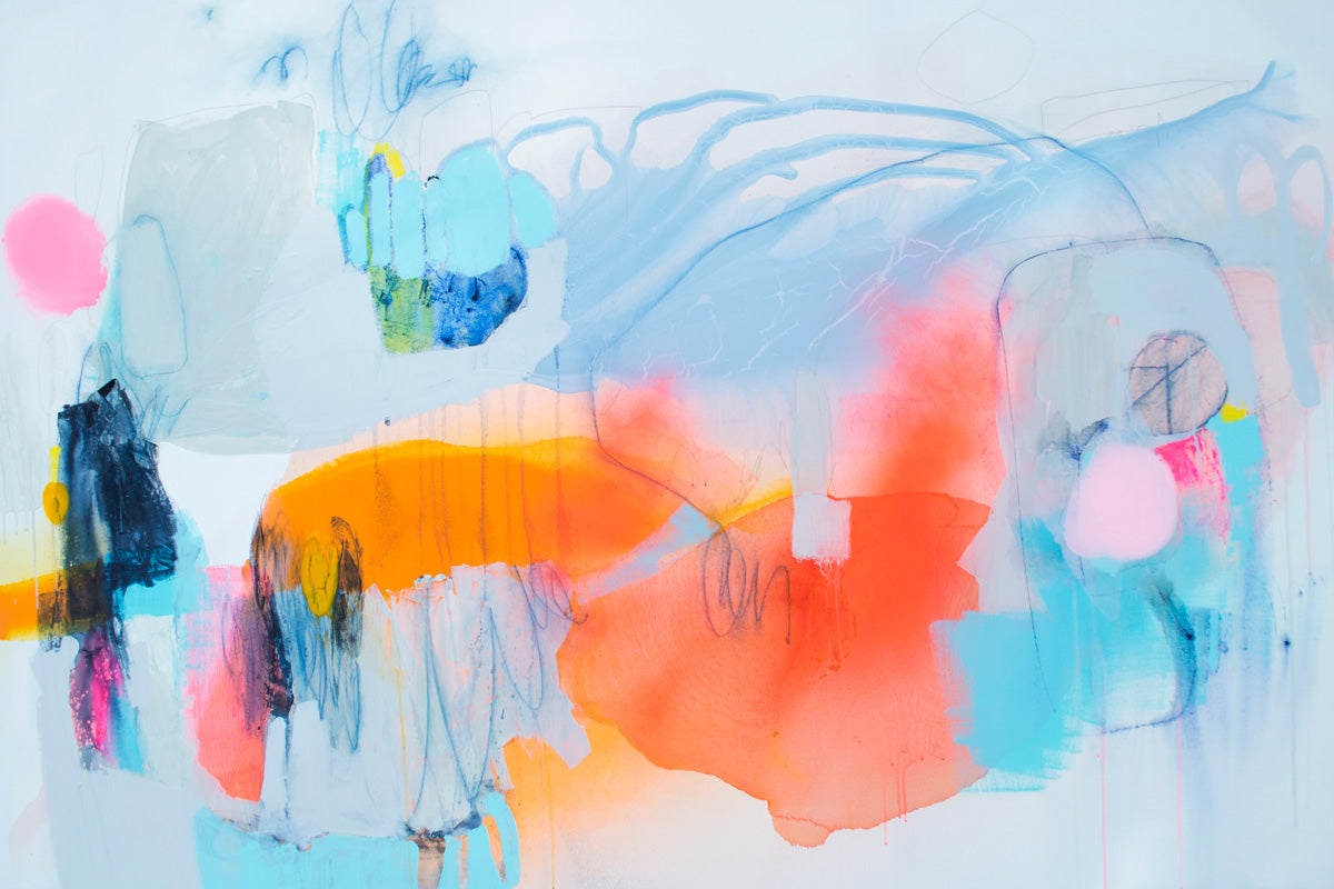 Claire Desjardins' Hold Out print close-up
