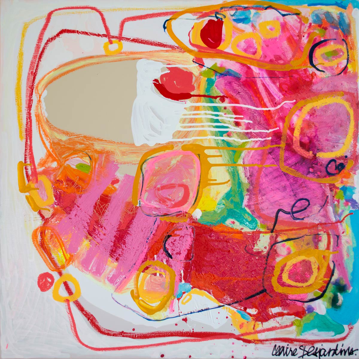 Claire Desjardins' Persuasion print close-up