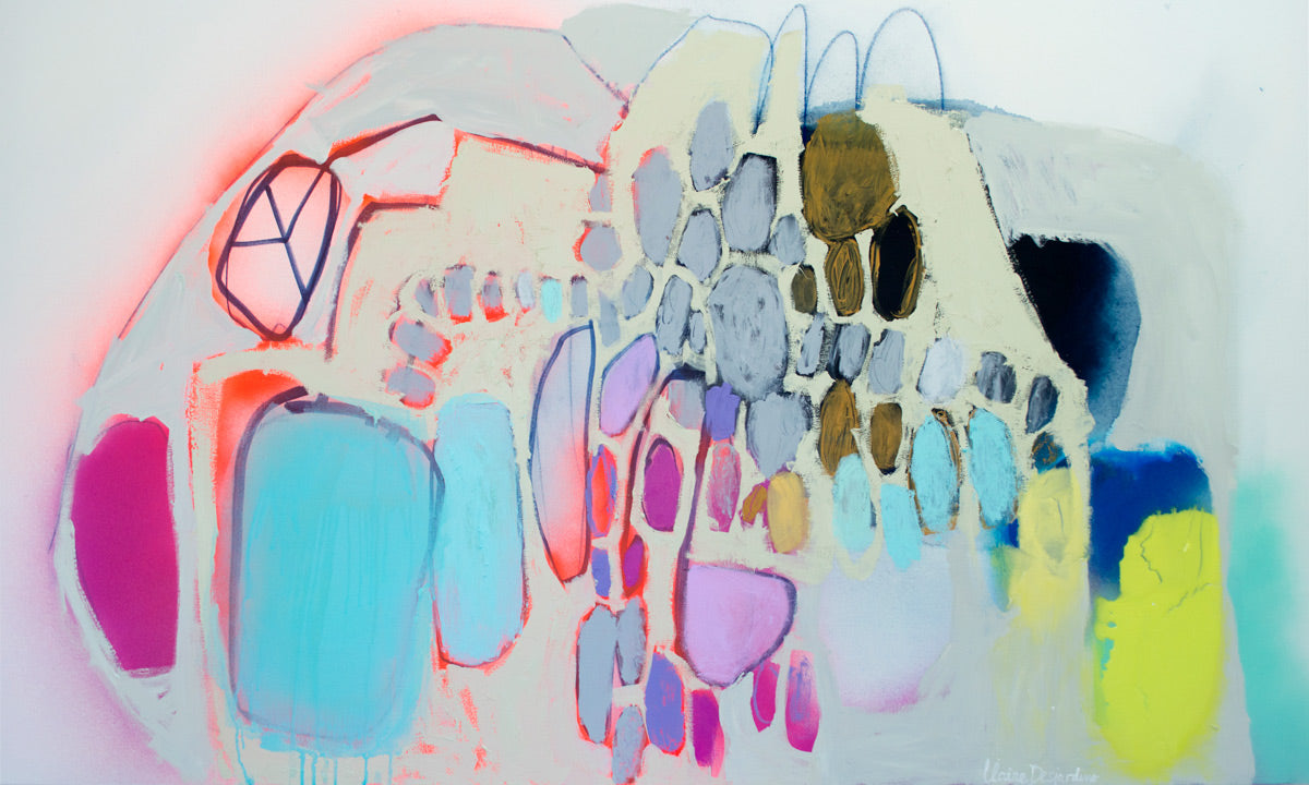 Claire Desjardins' Something I Am print close-up