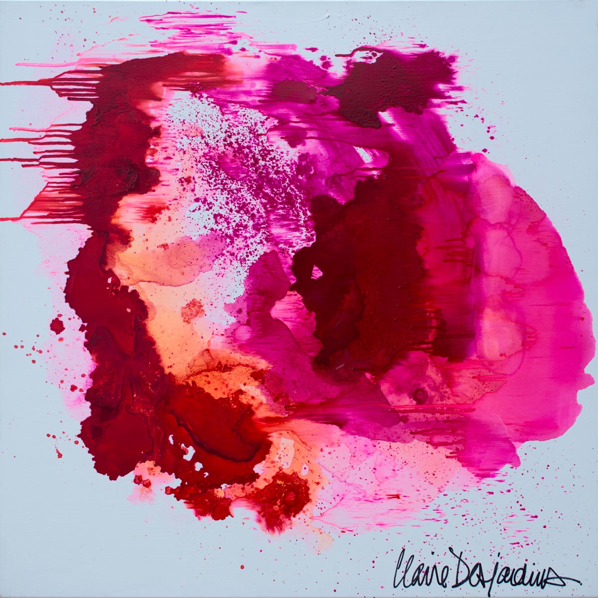 Claire Desjardins' Stop a While print close-up