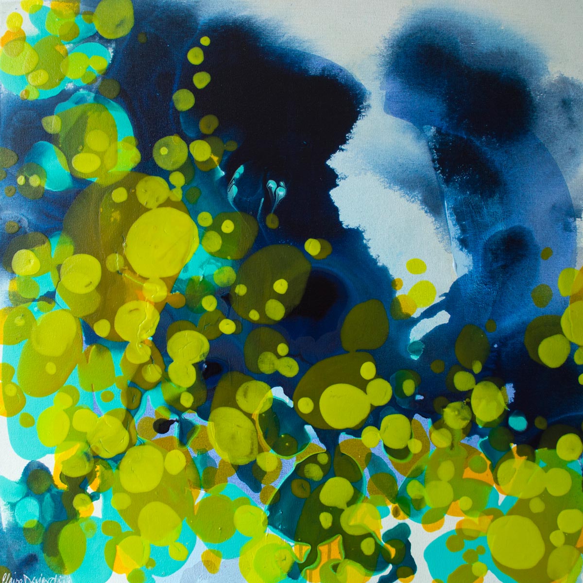 Claire Desjardins' Delayed print close-up