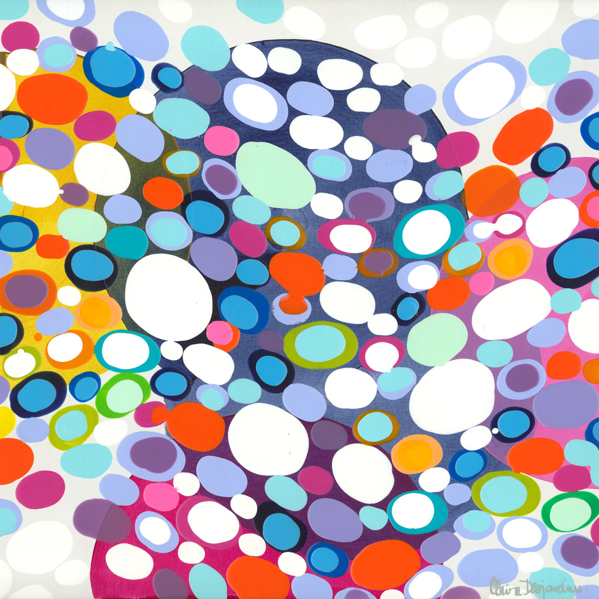 Claire Desjardins' Delirium print close-up