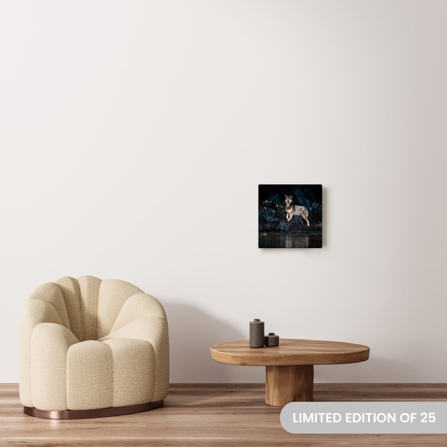 Michelle Valberg's Keeping Tabs photography reproduced on a 16x16 HD metal