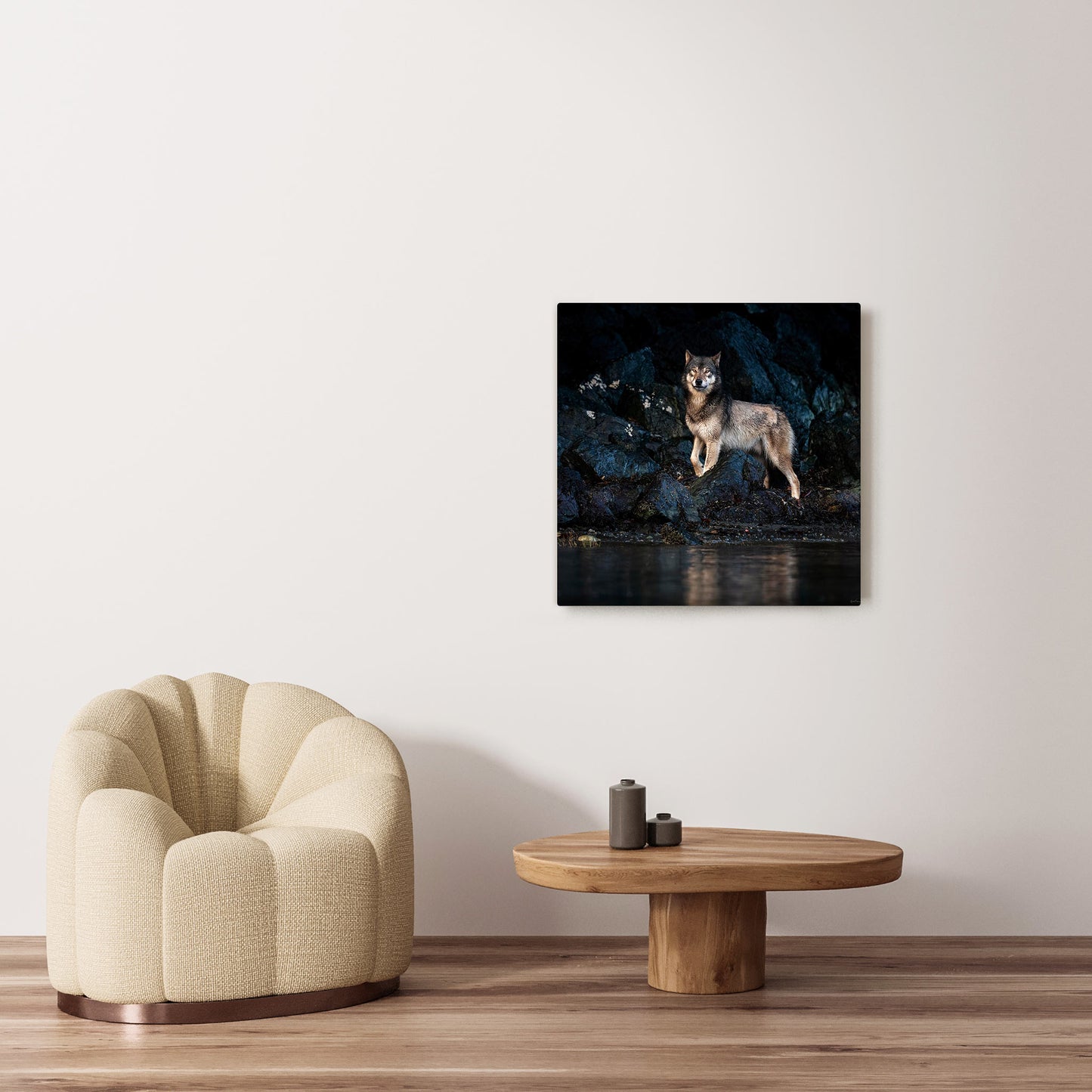 Michelle Valberg's Keeping Tabs photography reproduced on HD metal print and displayed on wall