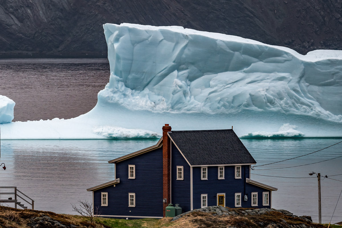 Ray Mackey's' Port Rexton Icehouse print close-up