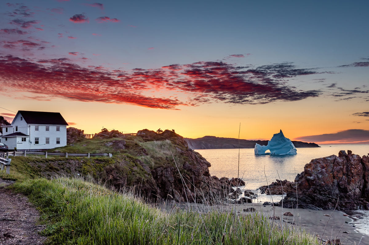Ray Mackey's Twillingate Wild Cove Morning print close-up