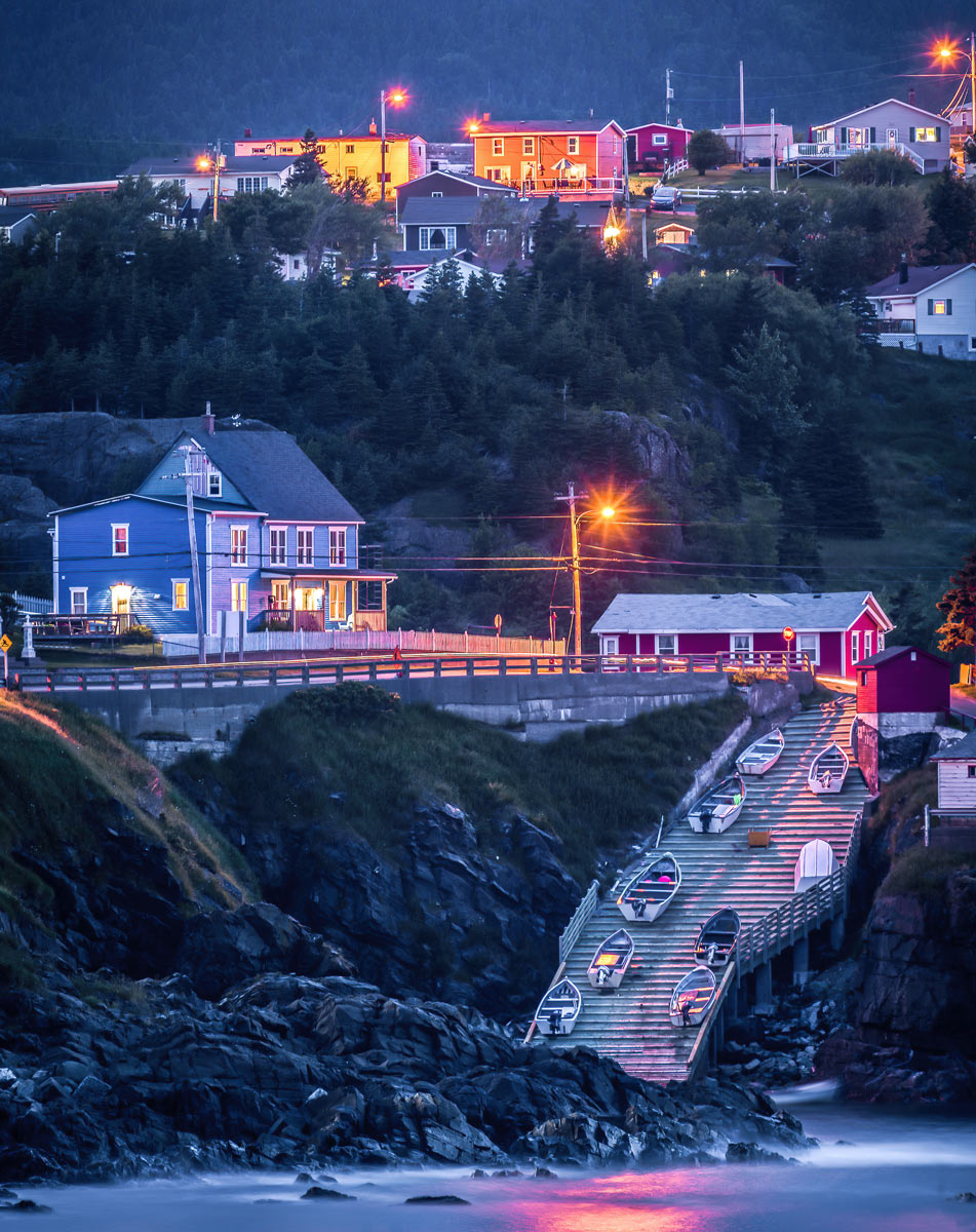 Ray Mackey's Pouch Cove Slip print close-up