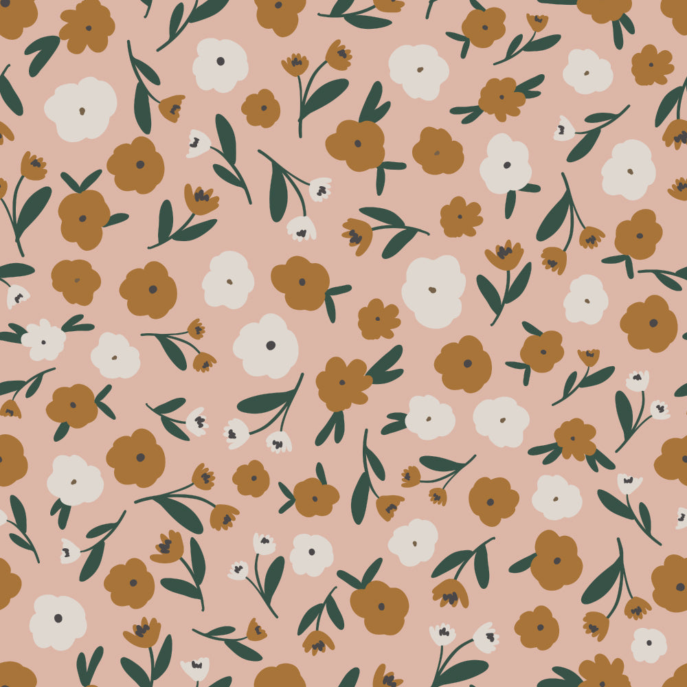 Seventies Summer Wallpaper pattern close-up