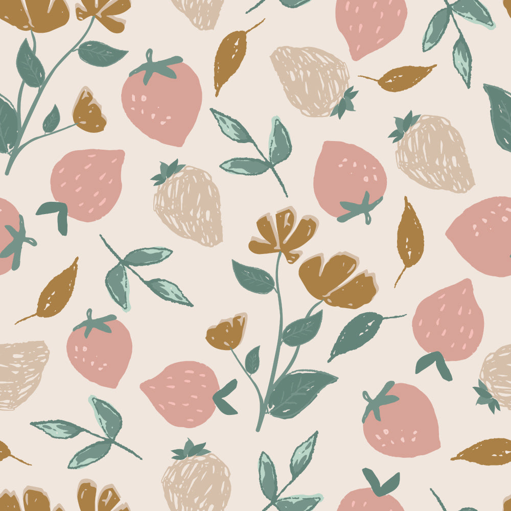 Strawberry Fields Forever Wallpaper pattern close-up