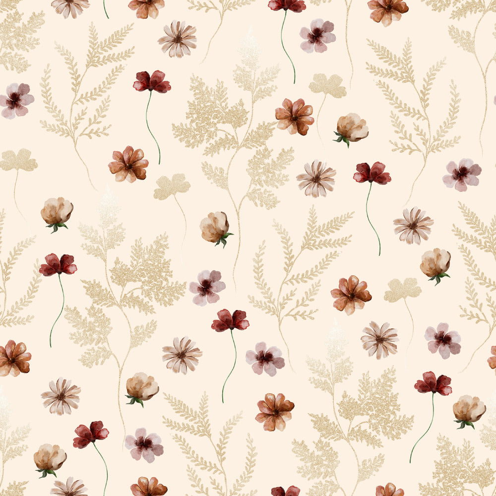 Floral Frenzy Wallpaper pattern close-up
