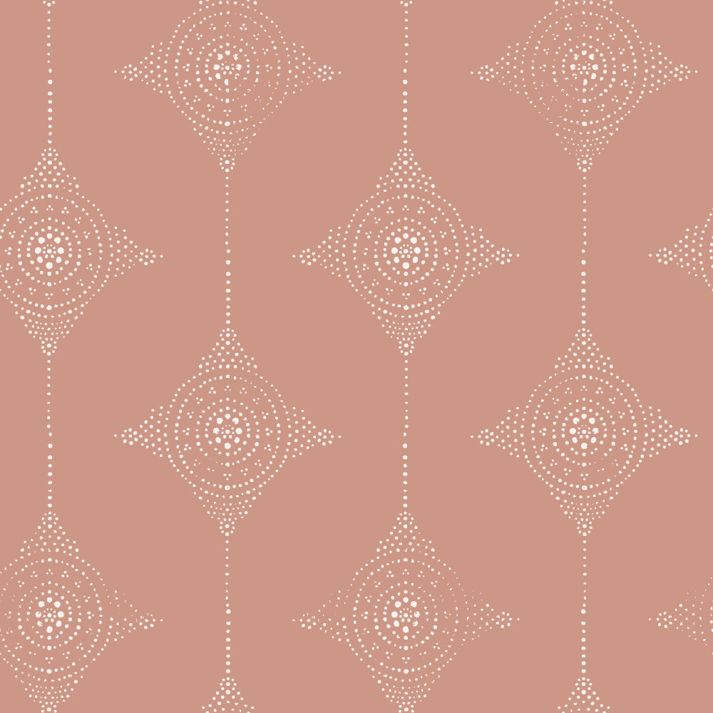 Dreamy Diamonds (Pink) Wallpaper pattern close-up
