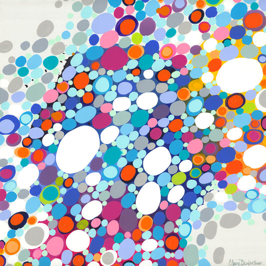 Claire Desjardins' A Bubbly Personality print close-up