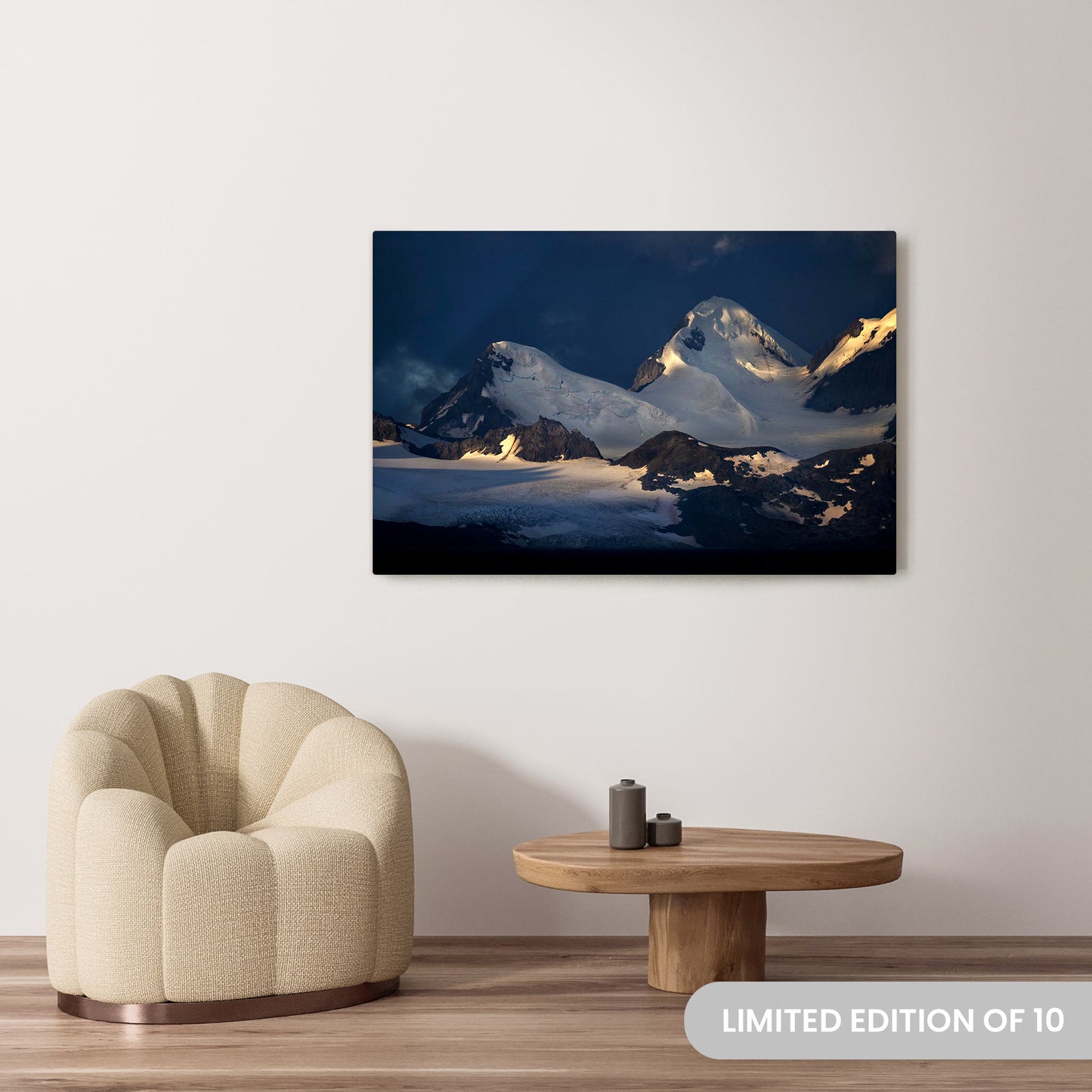 Michelle Valberg's Frosty Antarctica photography reproduced on a 36x54 HD metal print