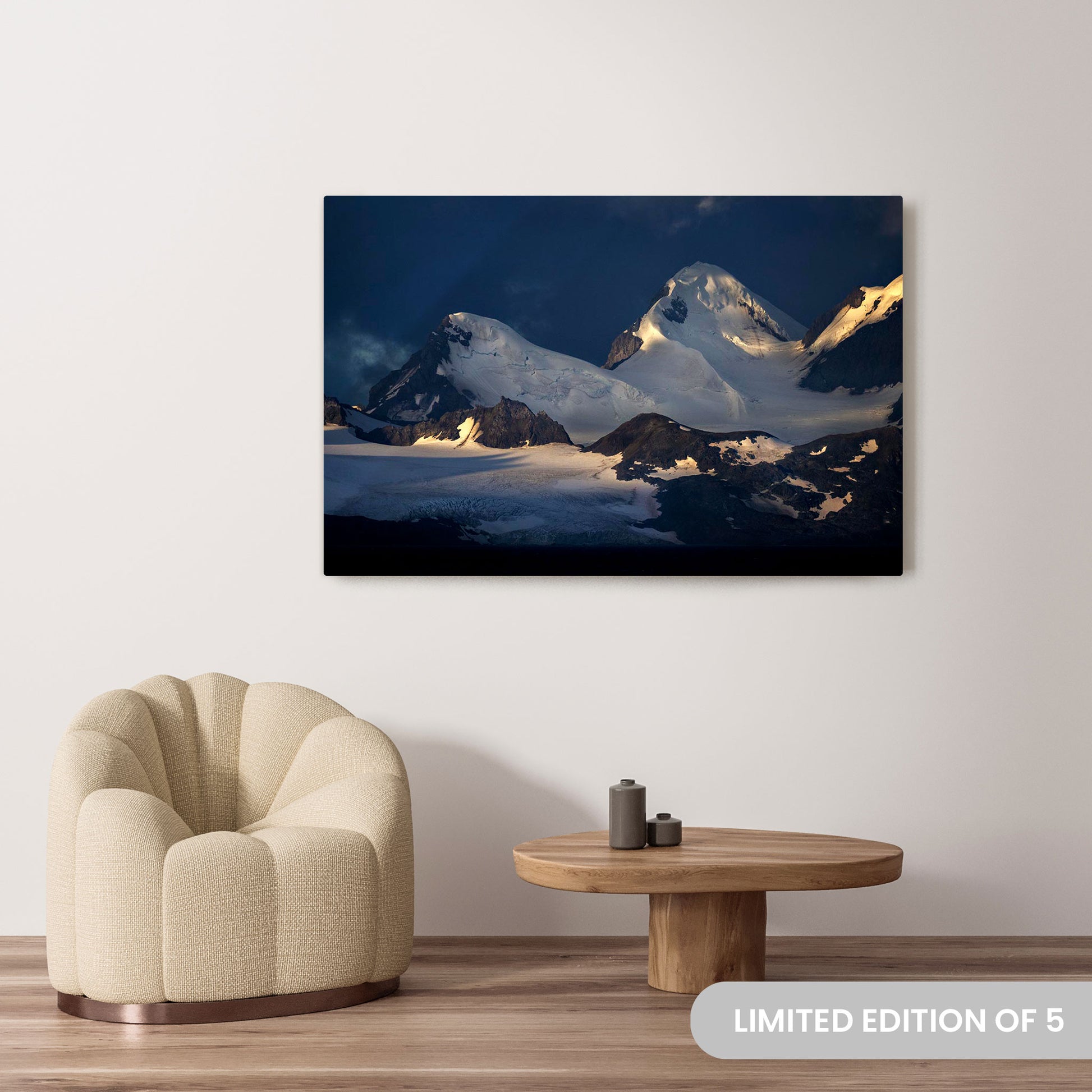 Michelle Valberg's Frosty Antarctica photography reproduced on a 40x60 HD metal print