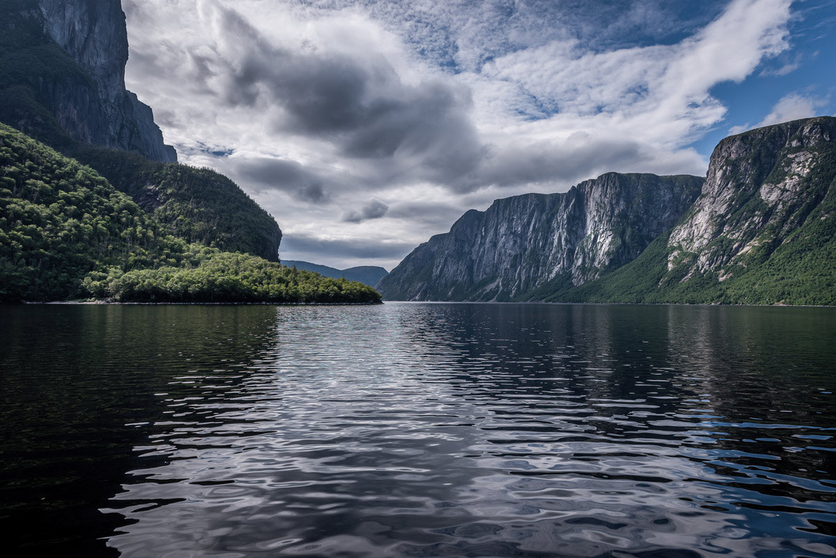 Ray Mackey's Gros Morne Western Brook Pond print close-up