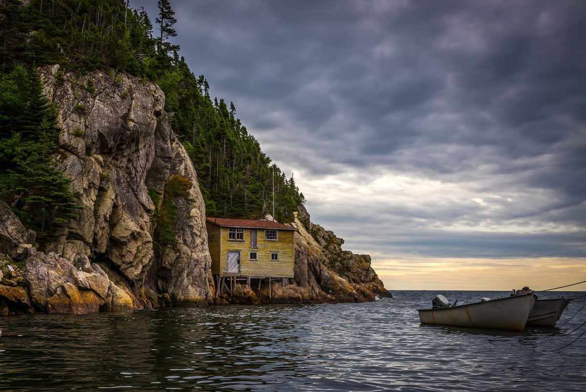 Ray Mackey's Shoe Cove print close-up